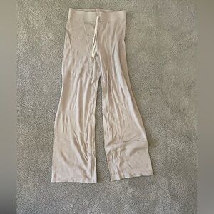 Light grey flared ribbed lounge pants jax and Lennon